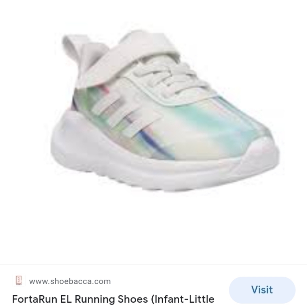 Adidas fortarun El run infant shoes